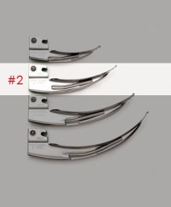 Łyżka światłowodowa laryngoskopowa English MacIntosh #2