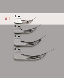 Łyżka światłowodowa laryngoskopowa MacIntosh #1