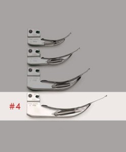 Łyżka światłowodowa laryngoskopowa MacIntosh #4