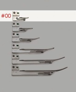 Łyżka światłowodowa laryngoskopowa Miller #00