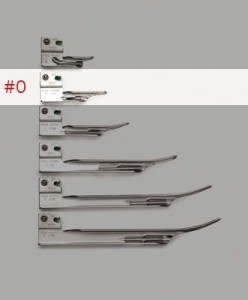 Łyżka światłowodowa laryngoskopowa Miller #0