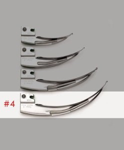 Łyżka światłowodowa laryngoskopowa English MacIntosh #4